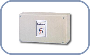 The box for the electric potential equilibration